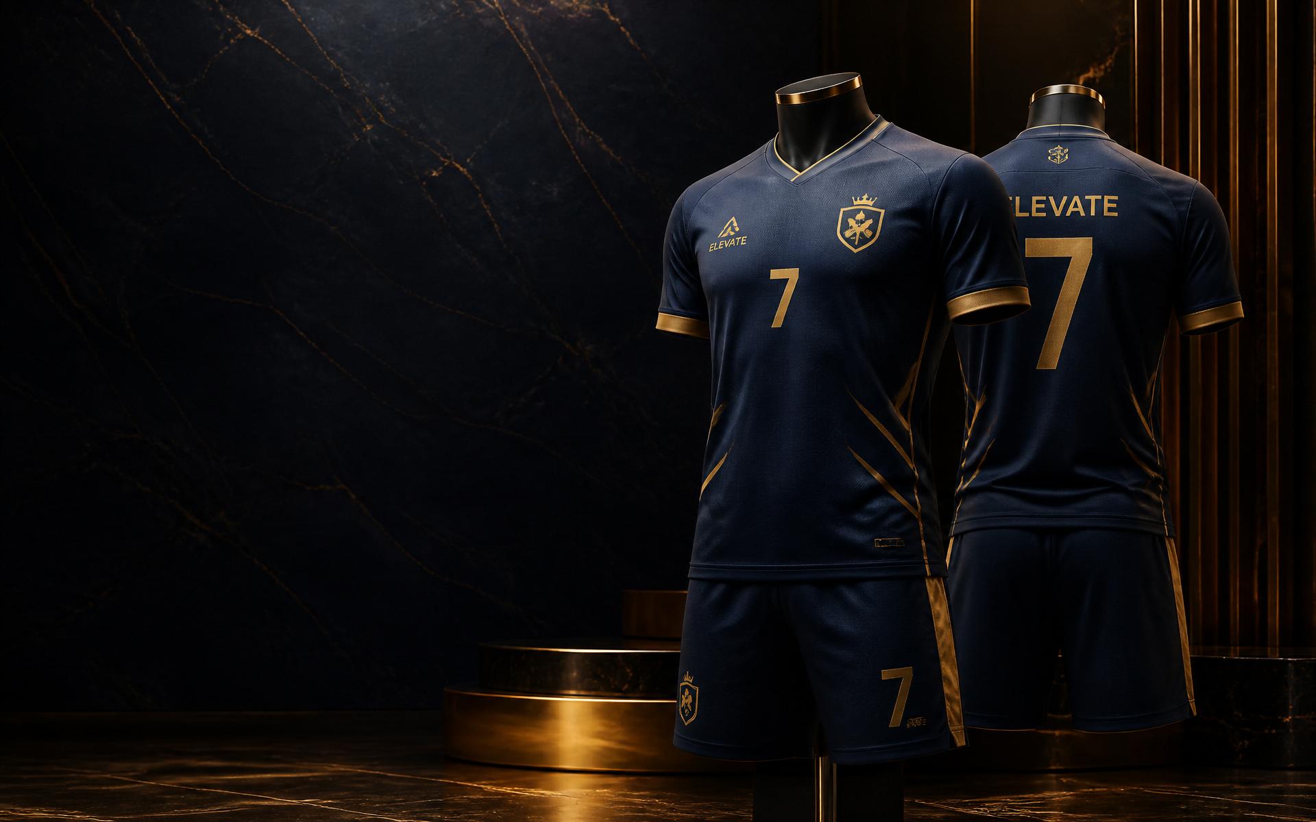 DGS luxury uniform in navy and gold